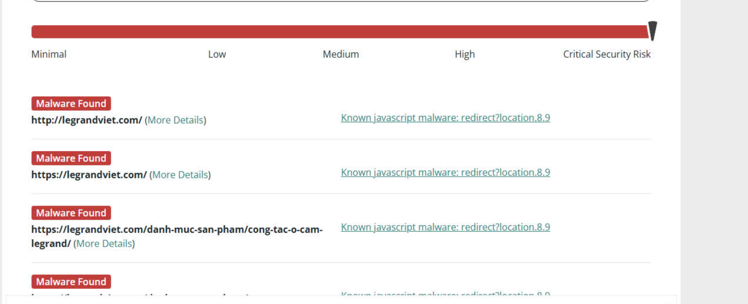 Dịch vụ chỉnh sửa website Khắc phục lỗi Quảng cáo bị từ chối do trang web bị xâm phạm, Phần mềm độc hại không mong muốn