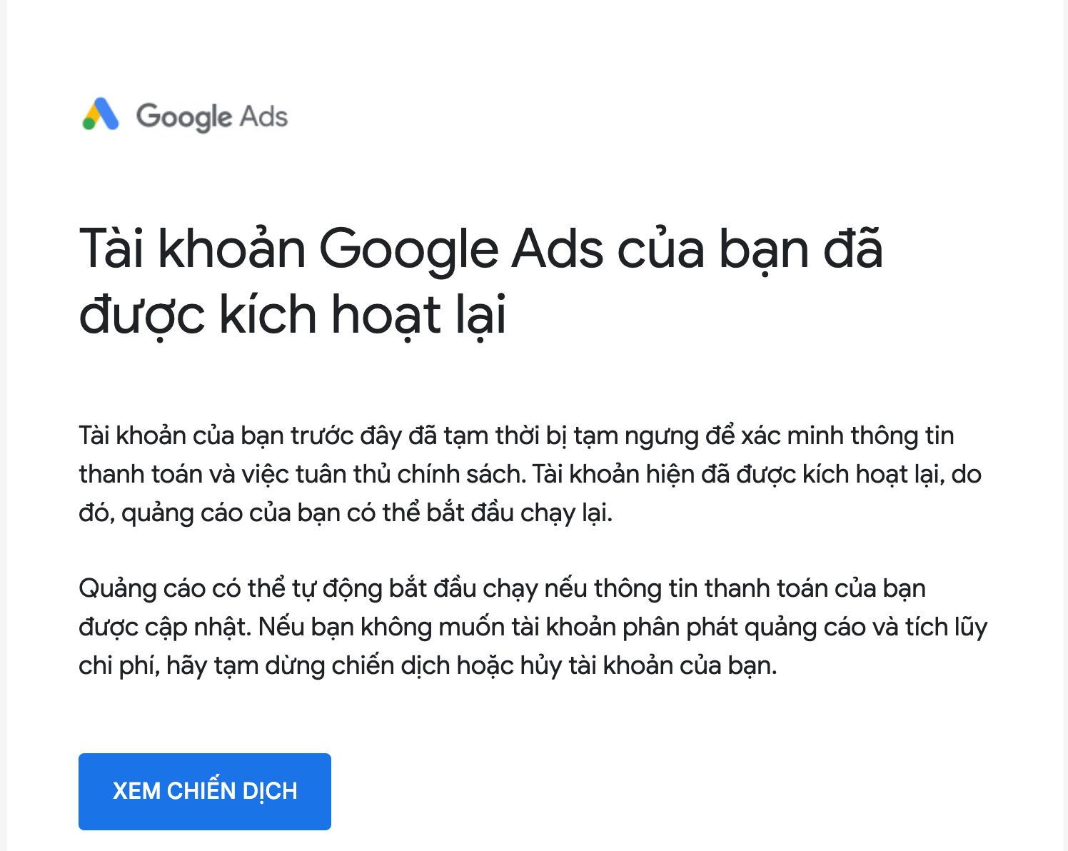 kich hoat lai
