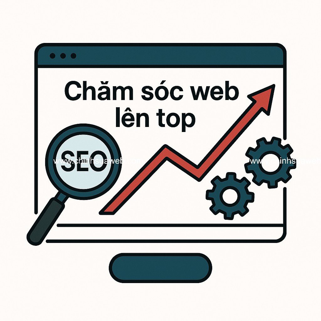 Chăm sóc web lên top