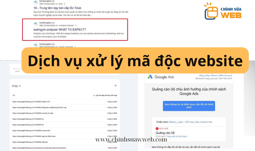 Dịch vụ xử lý mã độc web