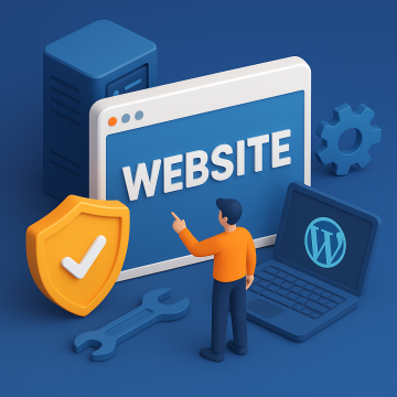 Infographic quy trình chăm sóc website chuyên nghiệp