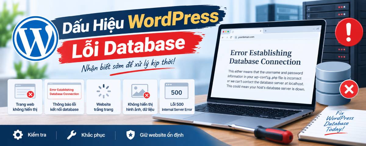 Error Establishing Database Connection Là Gì? Lỗi Error Establishing Database Connection