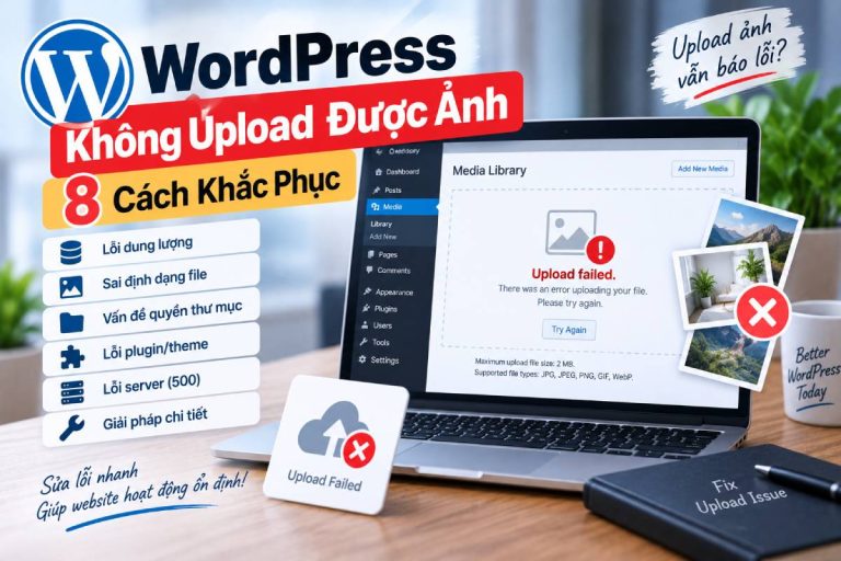 WordPress Không Upload Được Ảnh