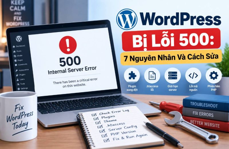 Wordpress bị lỗi 500