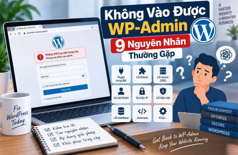 Wordpress không vào được wp-admin